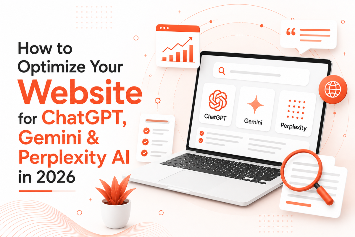 How to optimize a website for ChatGPT, Gemini and Perplexity AI search in 2026